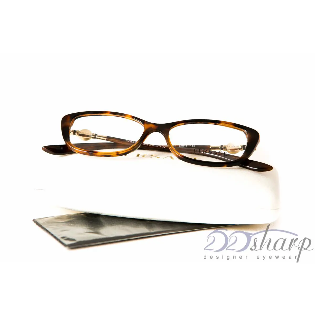 Versace Eyeglasses-ve 3206 944 52 Havana