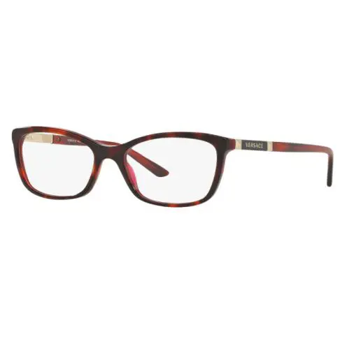 Versace Fashion Women`s VE3186 5184 54 Red Havana Optical Frame
