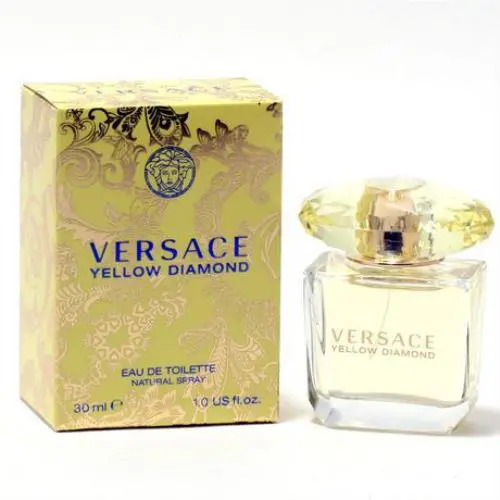 Versace Yellow Diamond Eau De Toilette Womens Parfum Fragrance 1 Oz/ 30 ml
