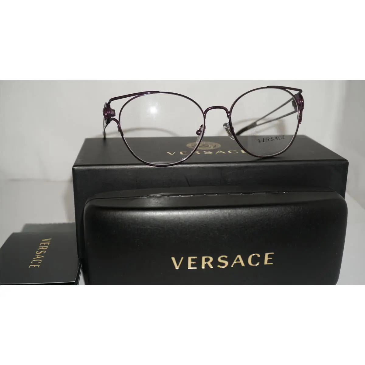 Versace Eyeglasses Metal Purple VE1250 1250 54 17 140