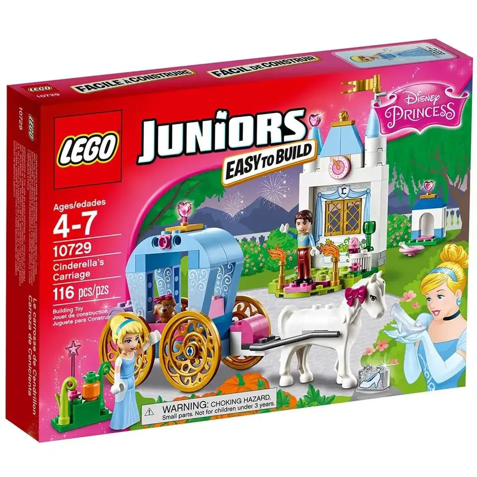 Lego Cinderella`s Carriage 10729 Juniors Minifigure Building Set