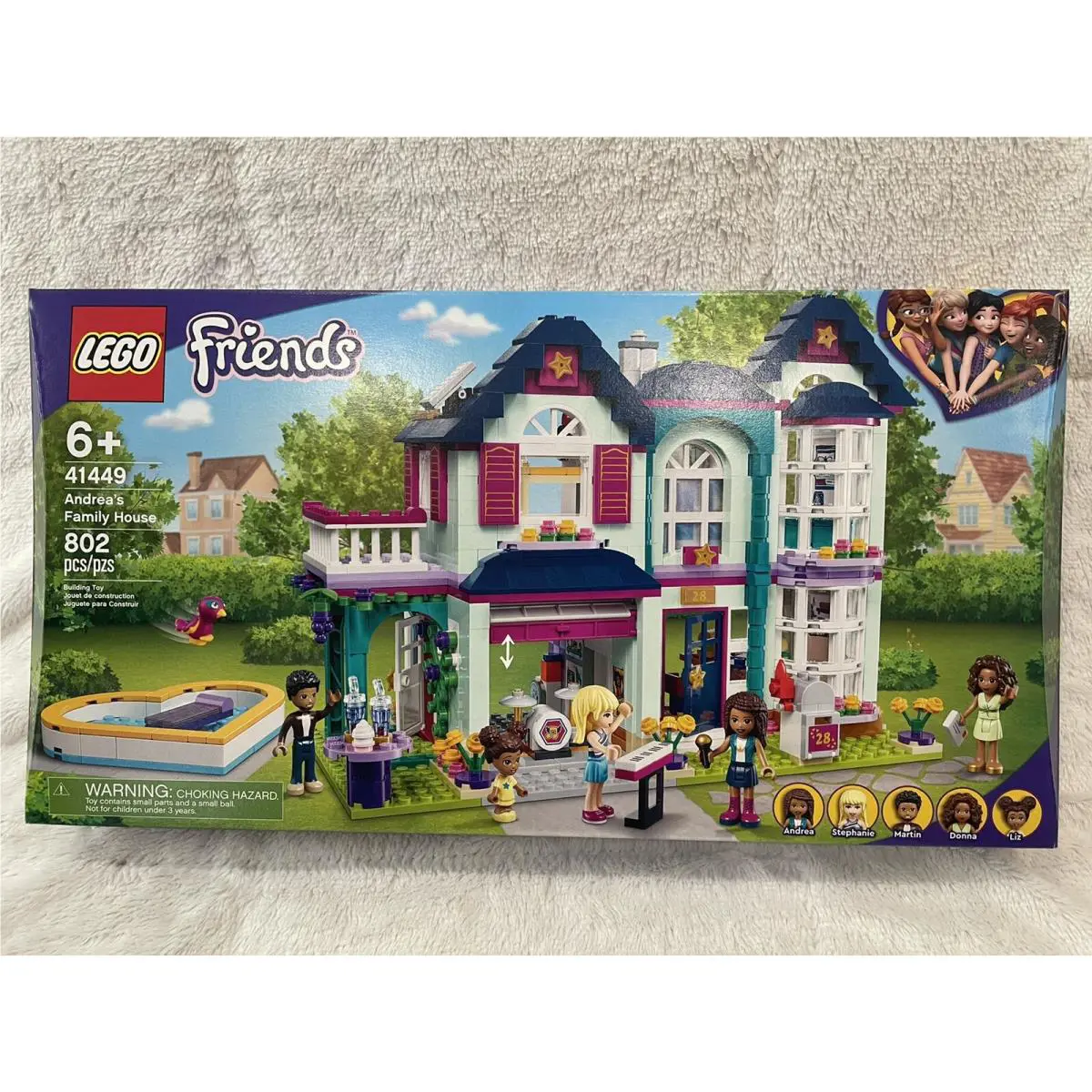 Lego Friends Andrea`s Family House 41449 Building Kit 802 Pieces