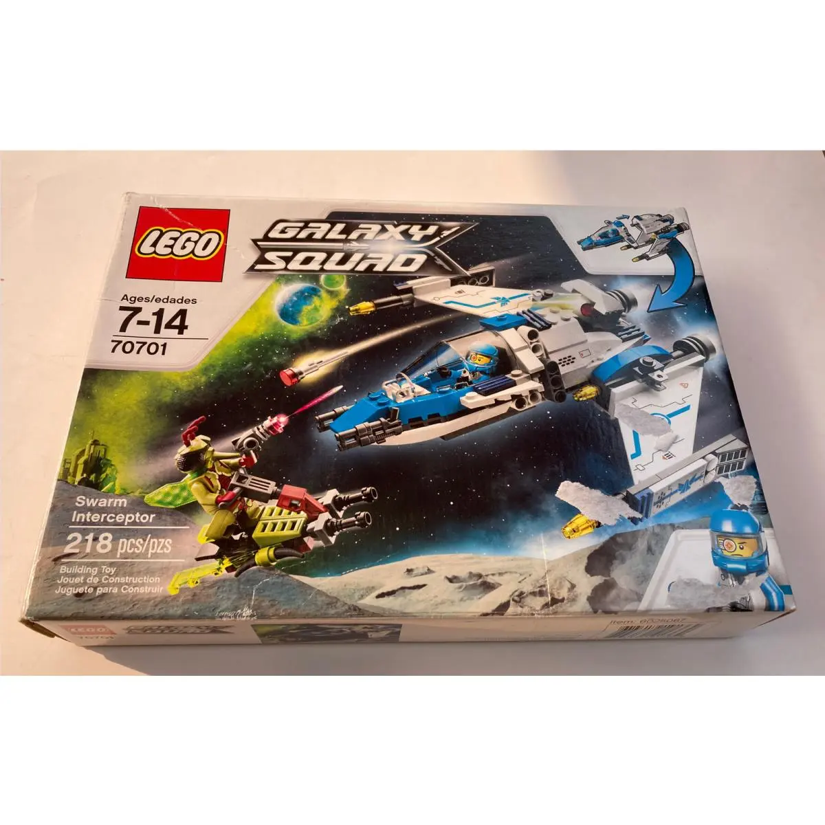 New/lego 70701 Galaxy Squad Swarm Interceptor 2013.NEW Box Has Condition Issues