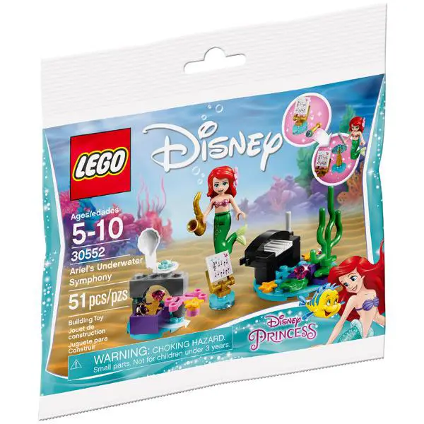 Lego Ariel`s Underwater Symphony Polybag 30552 Disney Minifigure Building Set