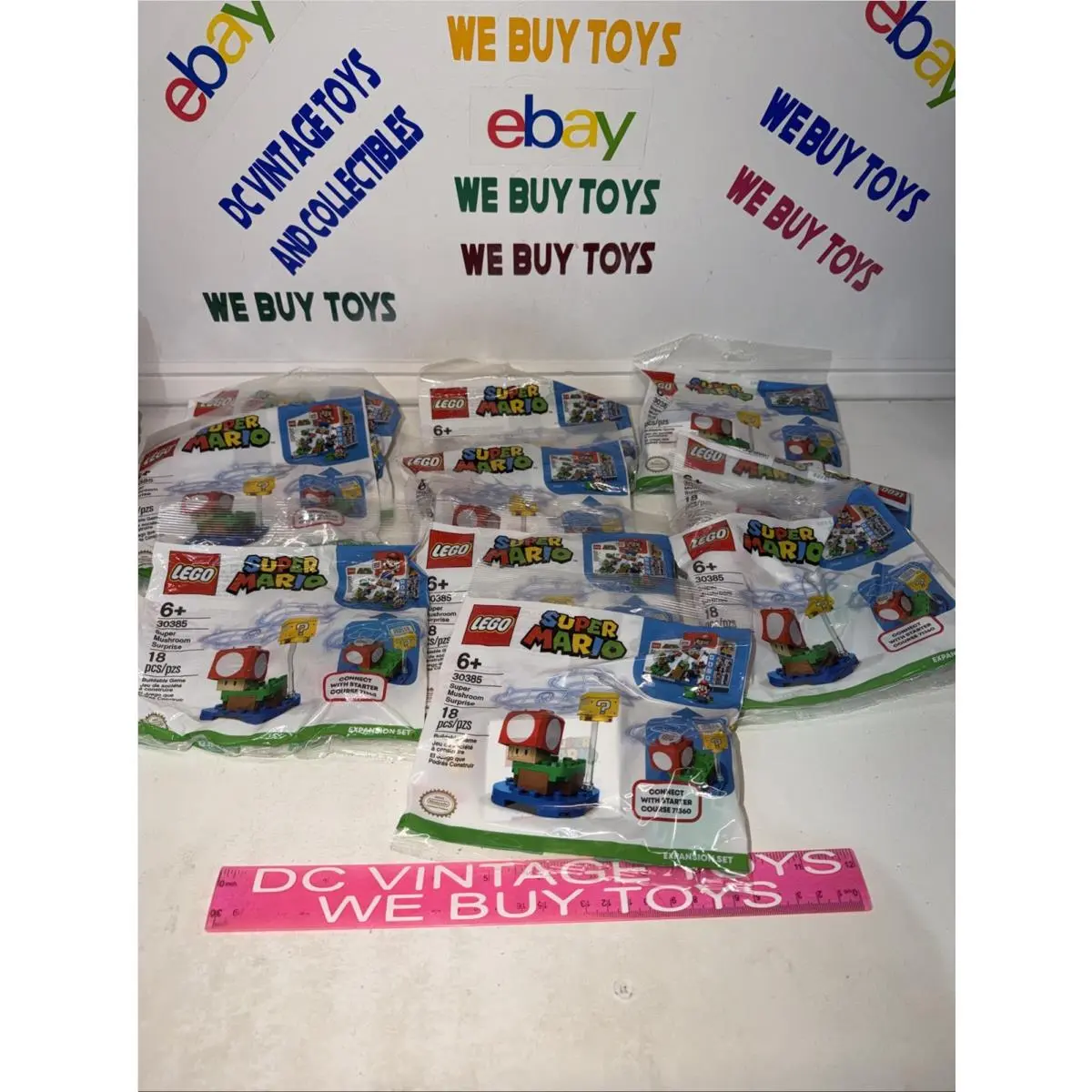 10 Lego Super Mario Super Mushroom Surprise Polybag Set 30385 - Party Favors
