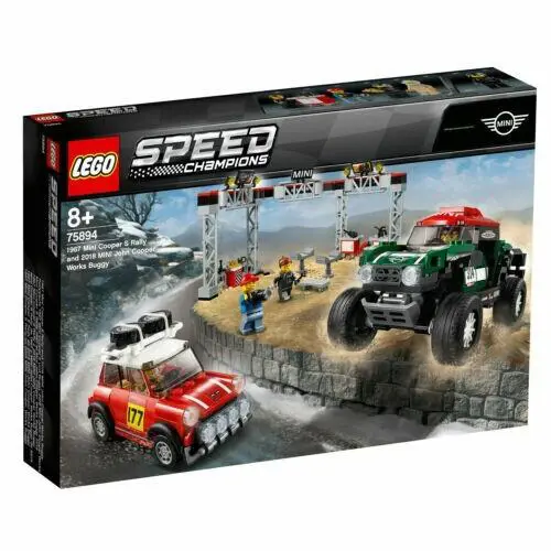 Lego Speed Champions: 1967 Mini Cooper S Rally 2018 Mini J Buggy - 75894 Nsib