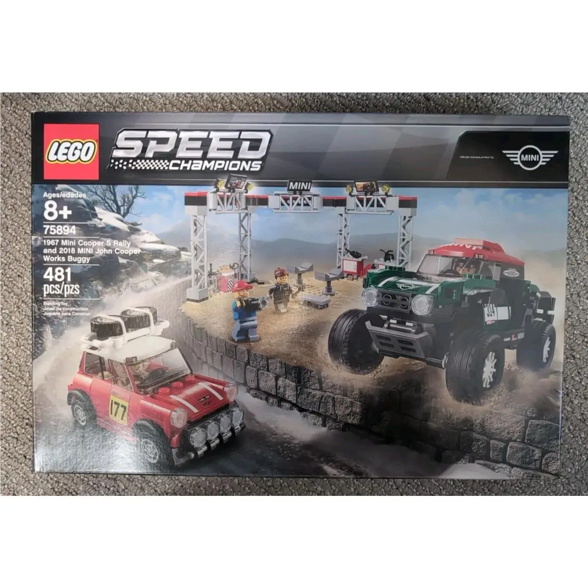 Lego Speed Champions: 1967 Mini Cooper S 2018 Mini Cooper 75894 Rare