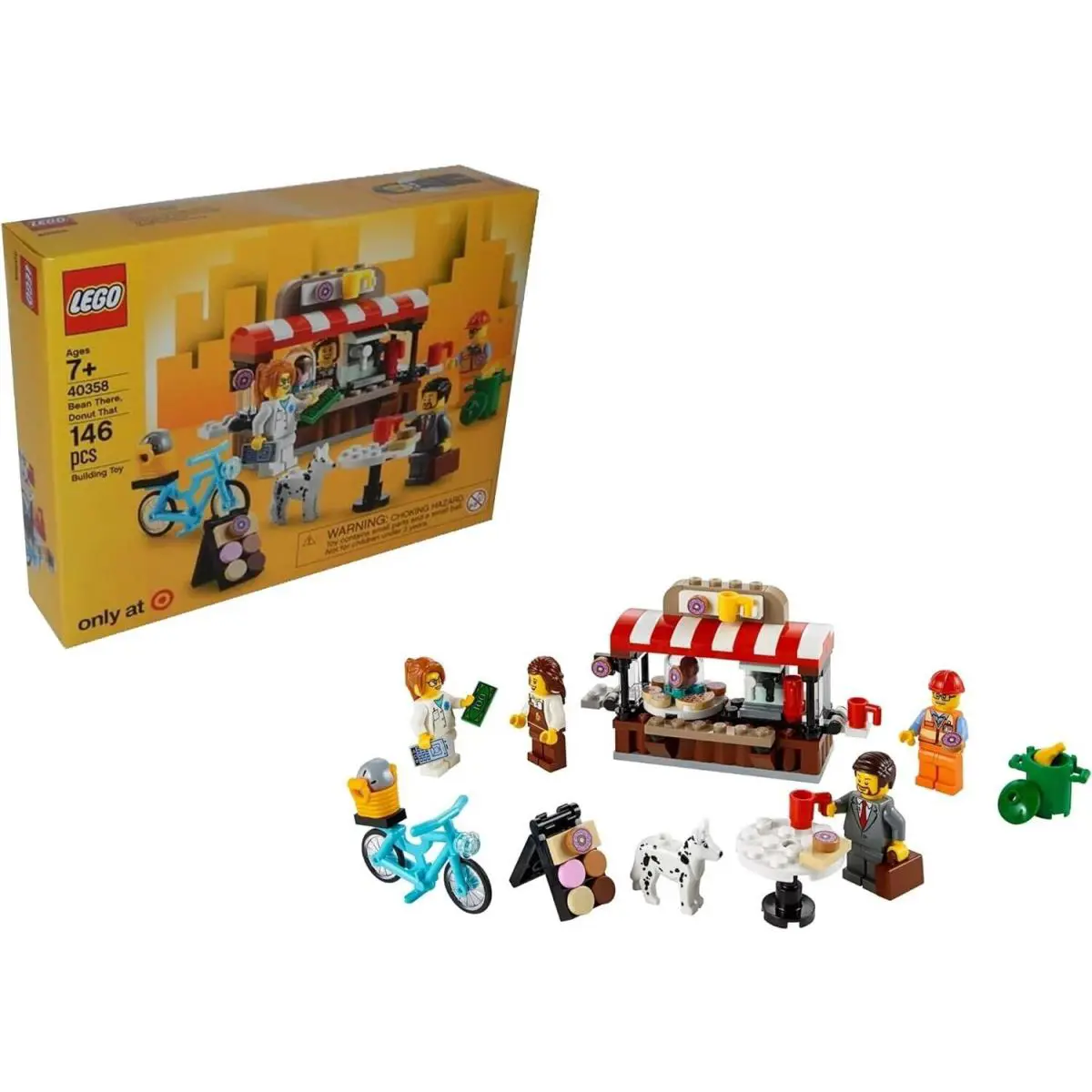 Lego Bean There Donut That 40358 Promotional Minifigure Building Set