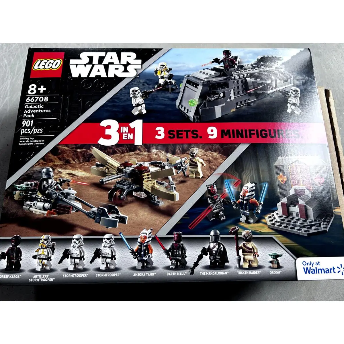 Lego 66708 Star Wars Set Galactic Adventures Pack 3 IN 1 Walmart Exclusive