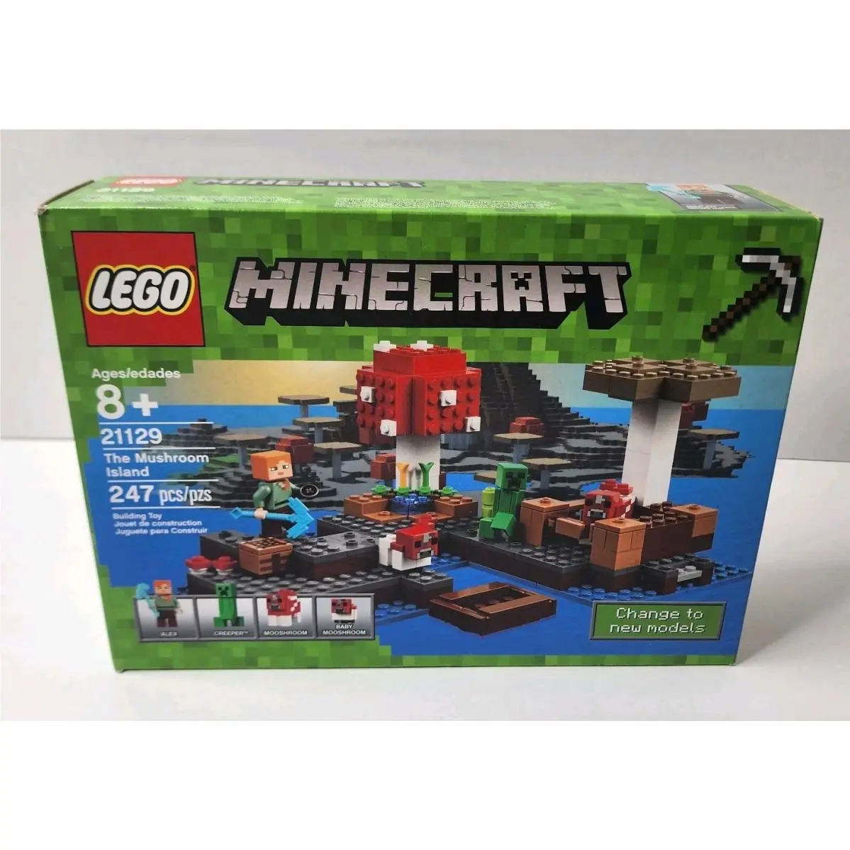 Lego Minecraft 21129 - The Mushroom Island - 247 Pieces