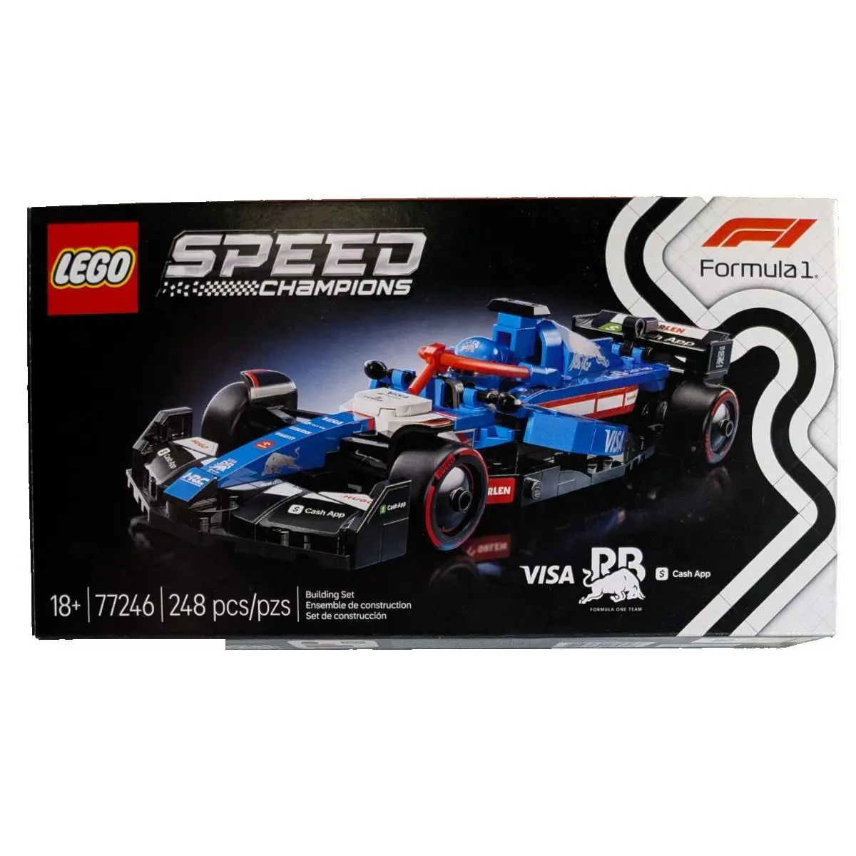 Lego Speed Champions 77246 Formula 1 Visa Cash App Red Bull F1