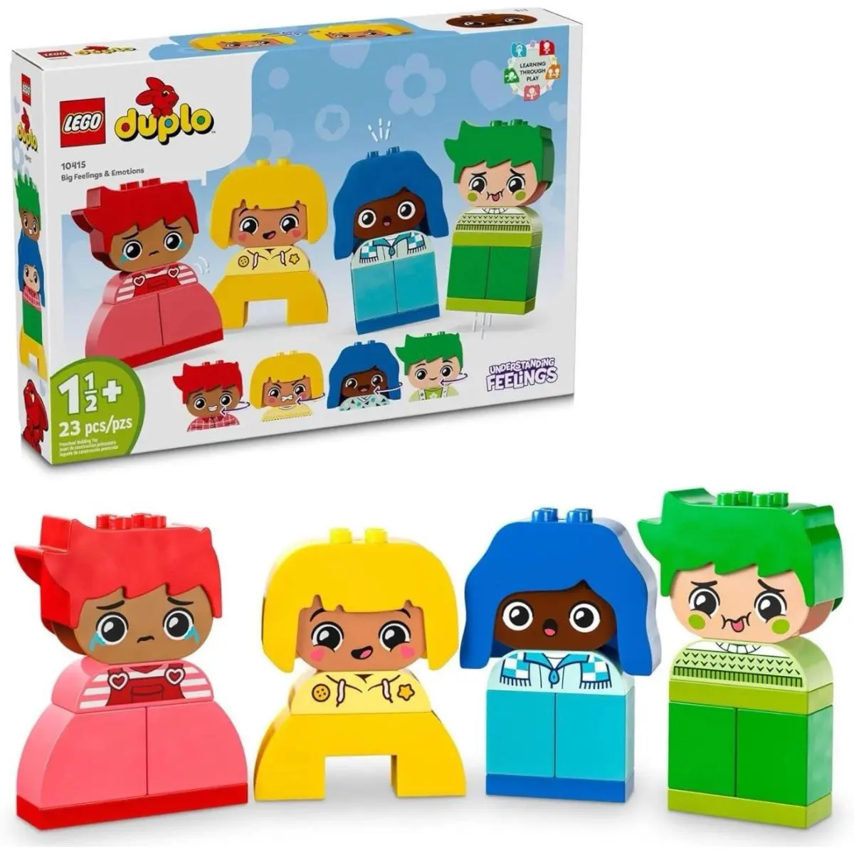 Lego Duplo: Big Feelings Emotions 10415 Rare Retired 4 Characters