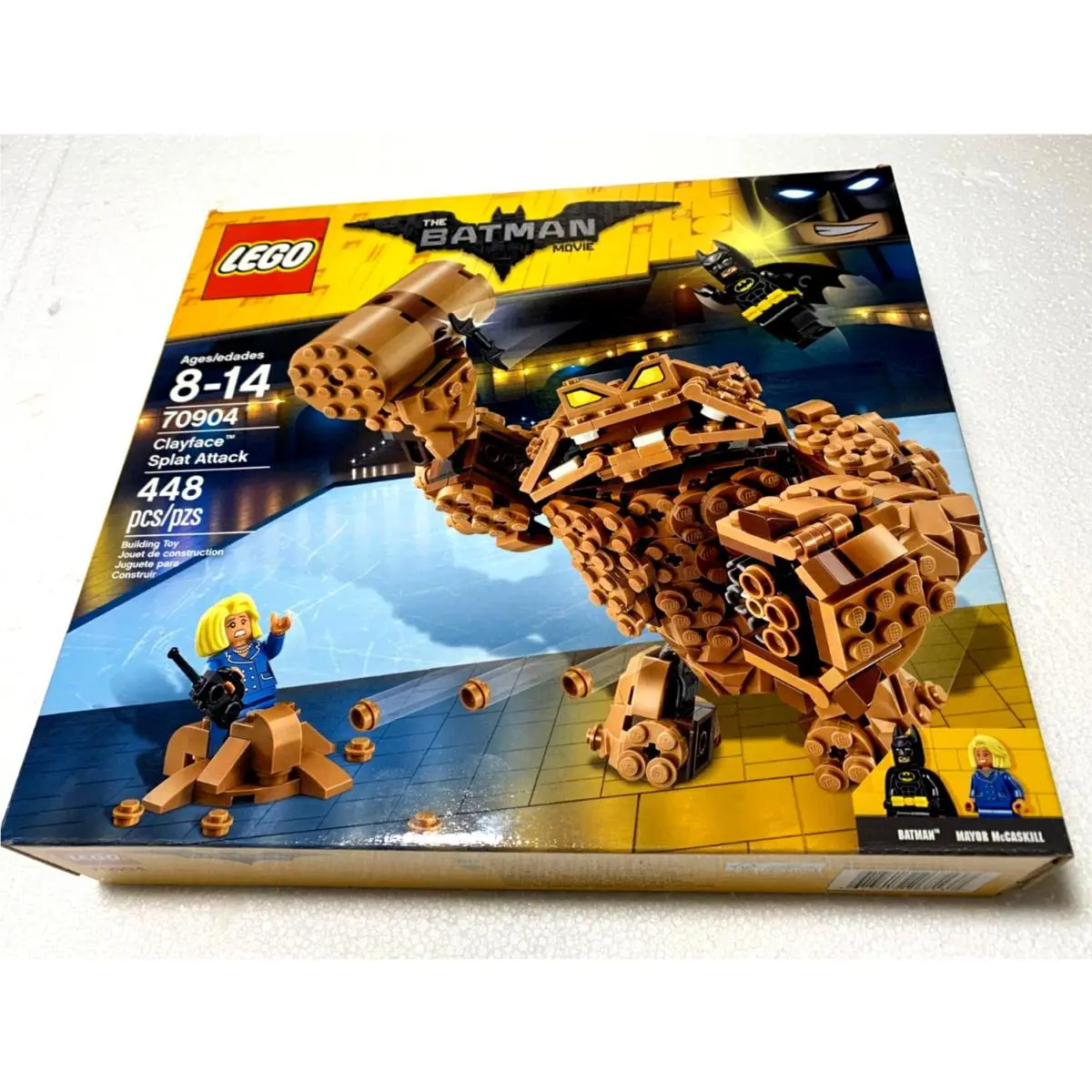 Lego Clayface Splat Attack 70904 Set DC Mayor Batman Movie Old Stock Usa