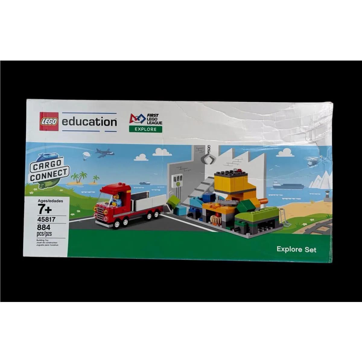 45817 Lego Education Cargo Connect Explore Set 884 Pieces Read