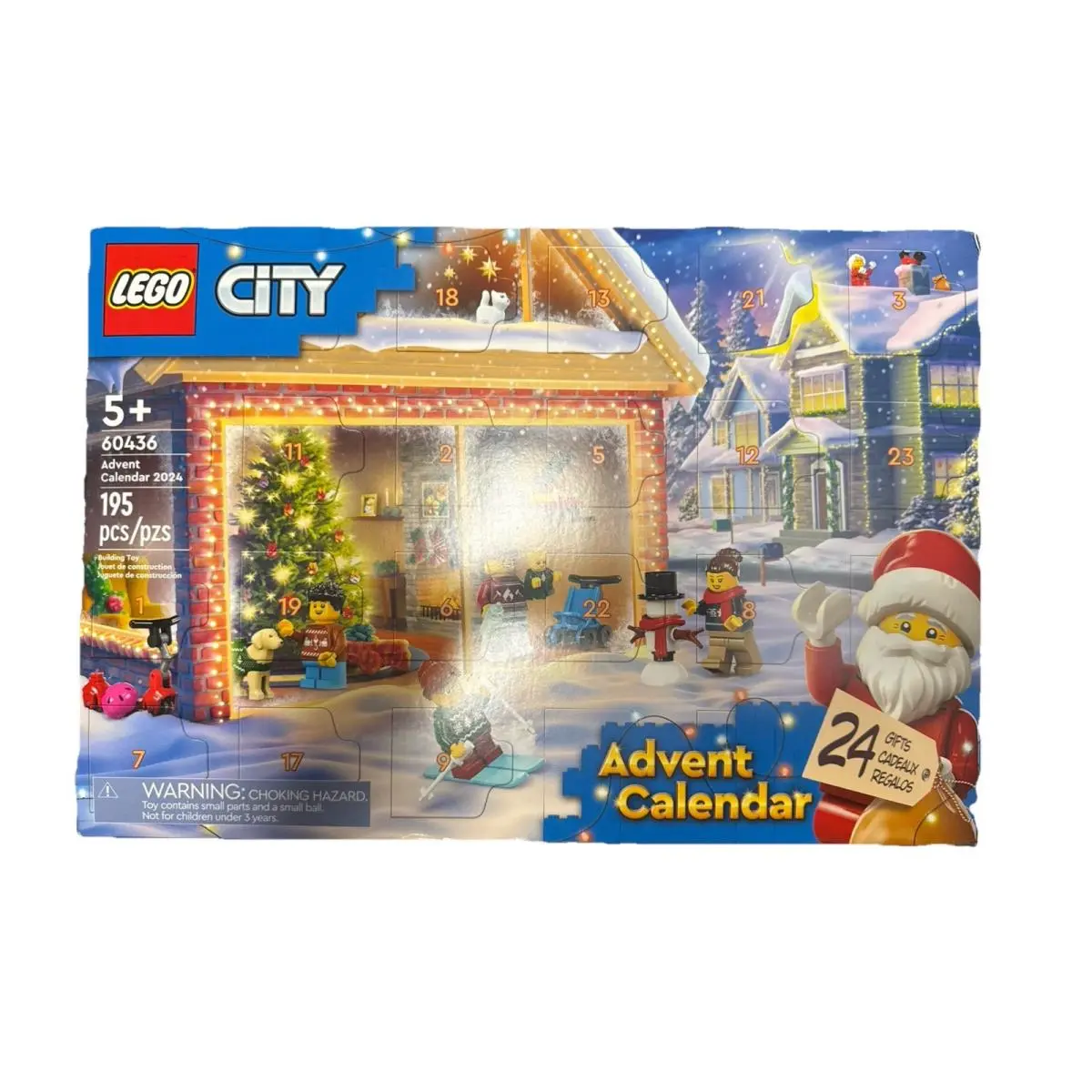 Lego City 2024 Advent Calendar 60436 Christmas Set