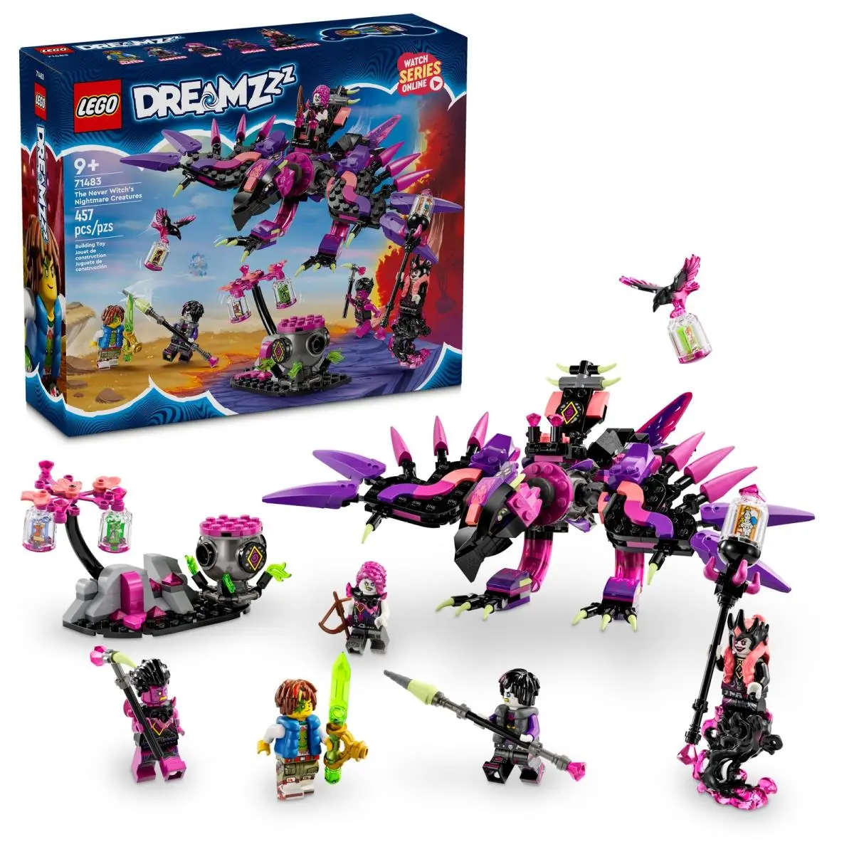 Lego Dreamzzz: The Never Witch`s Nightmare Creatures 71483 Retired