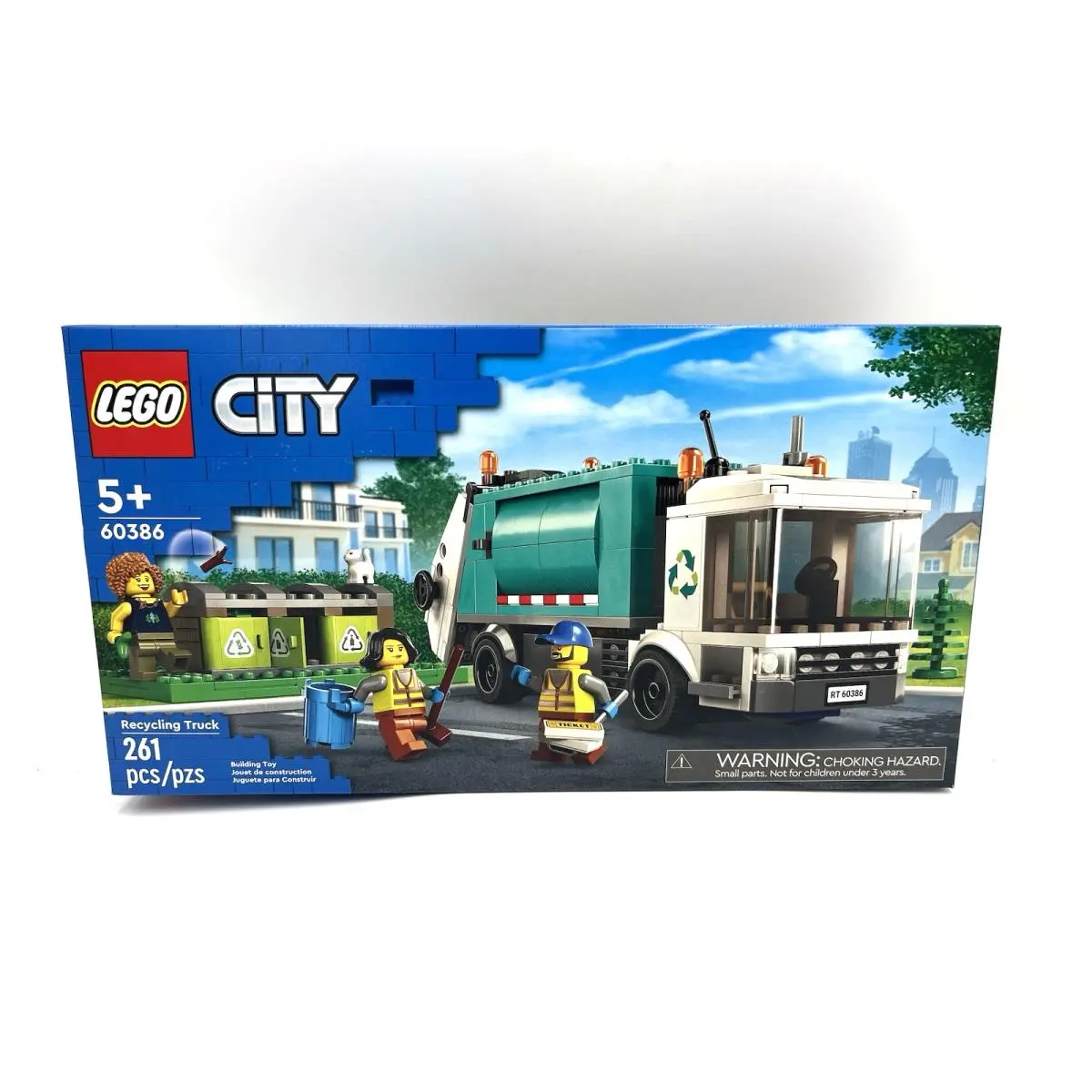 Lego City Recycling Truck 60386 Retired Garbage Truck Cat 261 Pcs