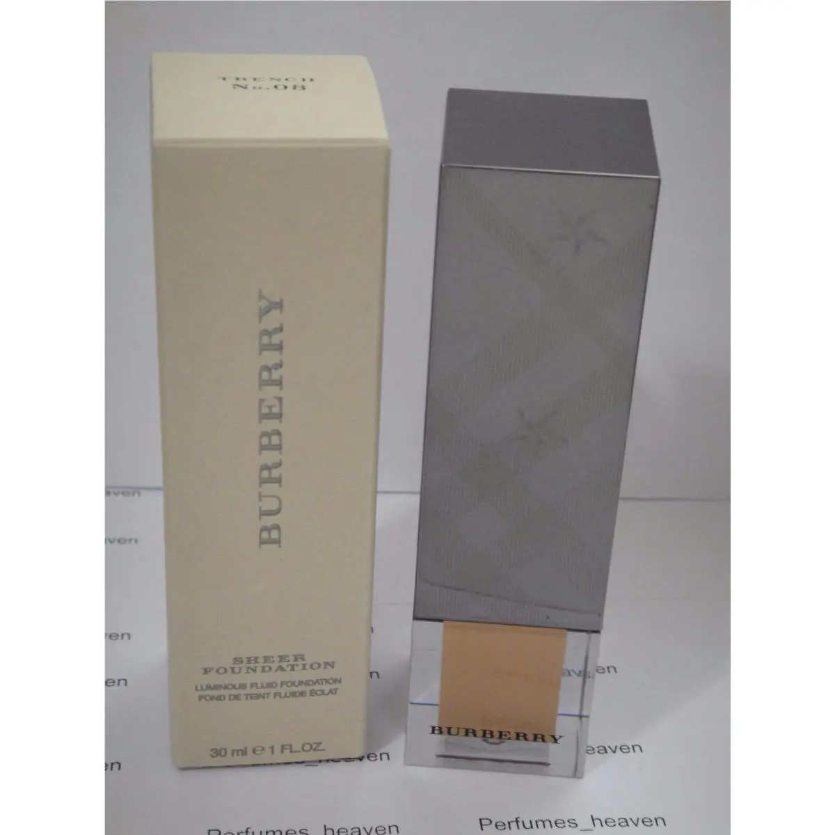 Sheer Foundation Luminous Fluid Foundation 1oz No. 06 07 08 10 SHEER FOUNDATION by Burberry