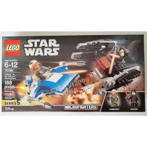 Lego Star Wars 75196 A-wing Vs. Tie Silencer Microfighter - Retired Collectible