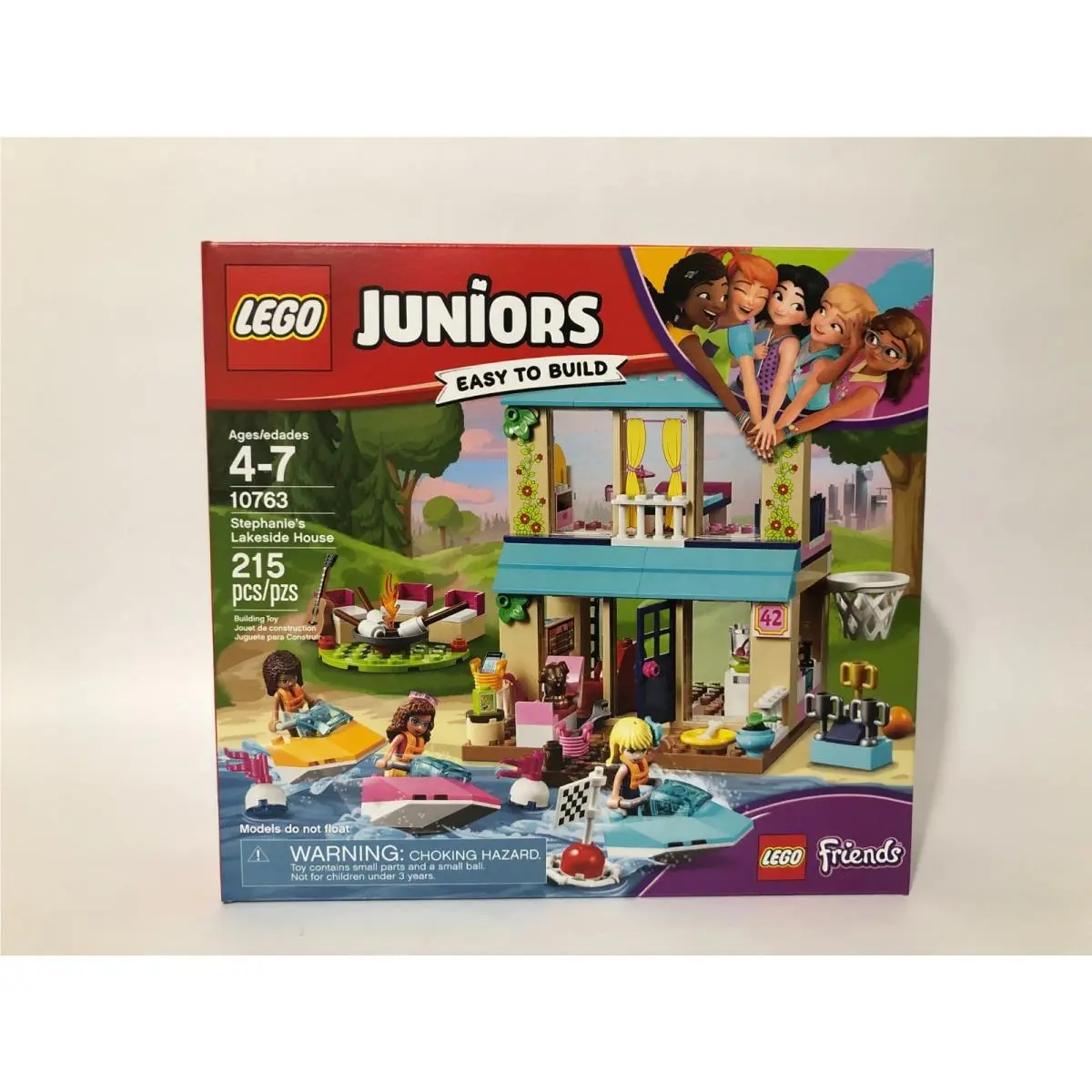 Lego Juniors Friends 10763 Stephanie`s Lakeside House - - - Retired