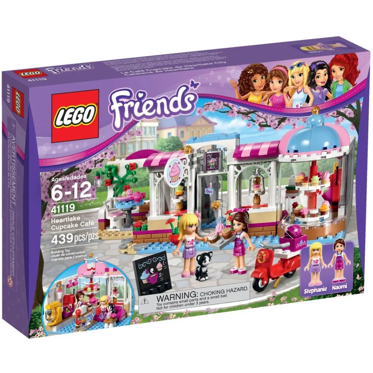 Lego 41119 Friends Heartlake Cupcake Cafe Bakery City Retired