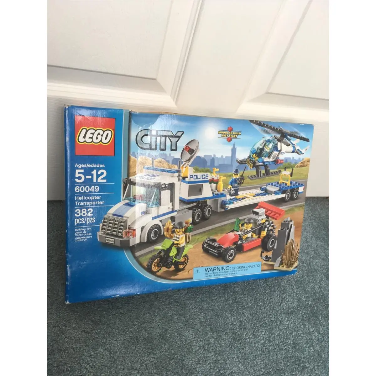 Lego City Police 60049 Helicopter Transporter Gift Quality