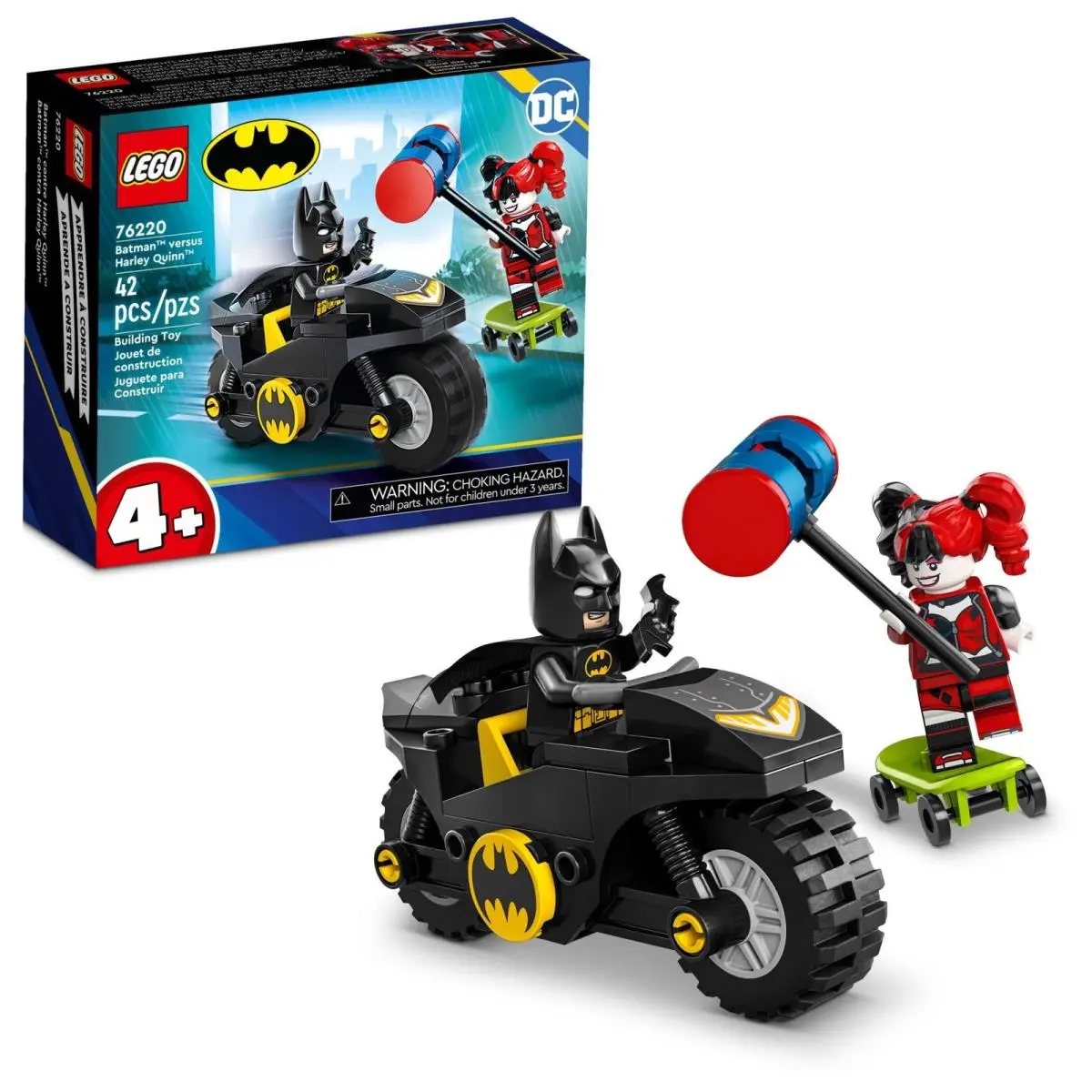 Lego DC Batman Versus Harley Quinn 76220 Superhero Action Figure Multicolor