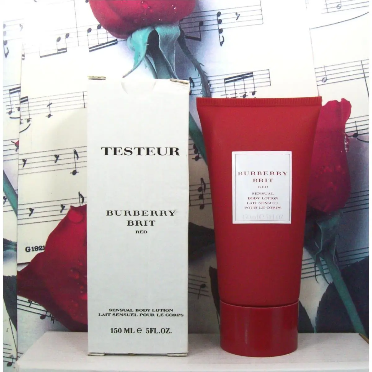 Burberry Brit Red Sensual Body Lotion 5.0 Fl. Oz. Ntwb