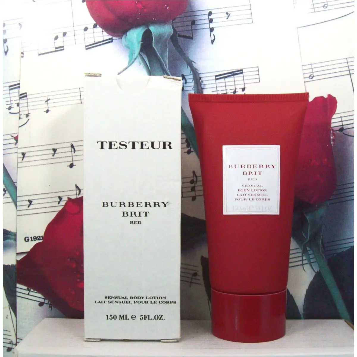 Burberry Brit Red Sensual Body Lotion 5.0 Fl. Oz. Ntwb