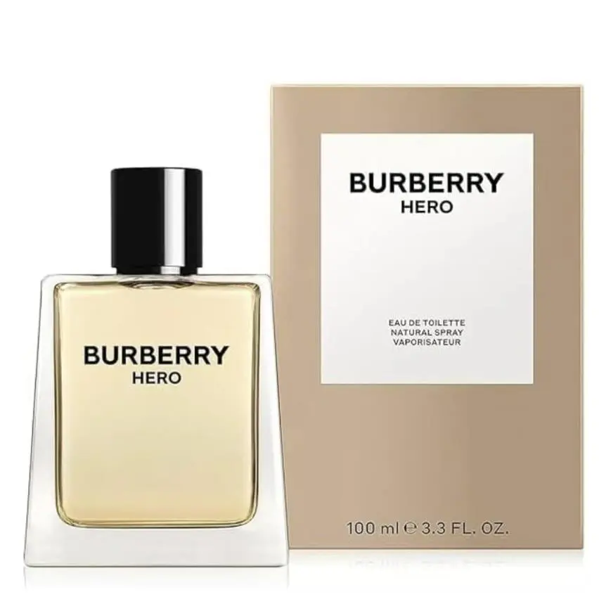 Burberry Hero Men`s Eau de Toilette Spray - 3.3oz Box