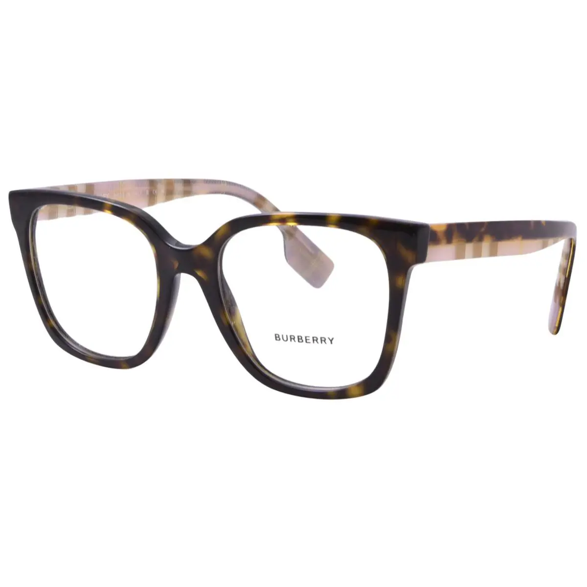 Burberry Evelyn BE2347 4075 Eyeglasses Women`s Havana Full Rim Square Shape