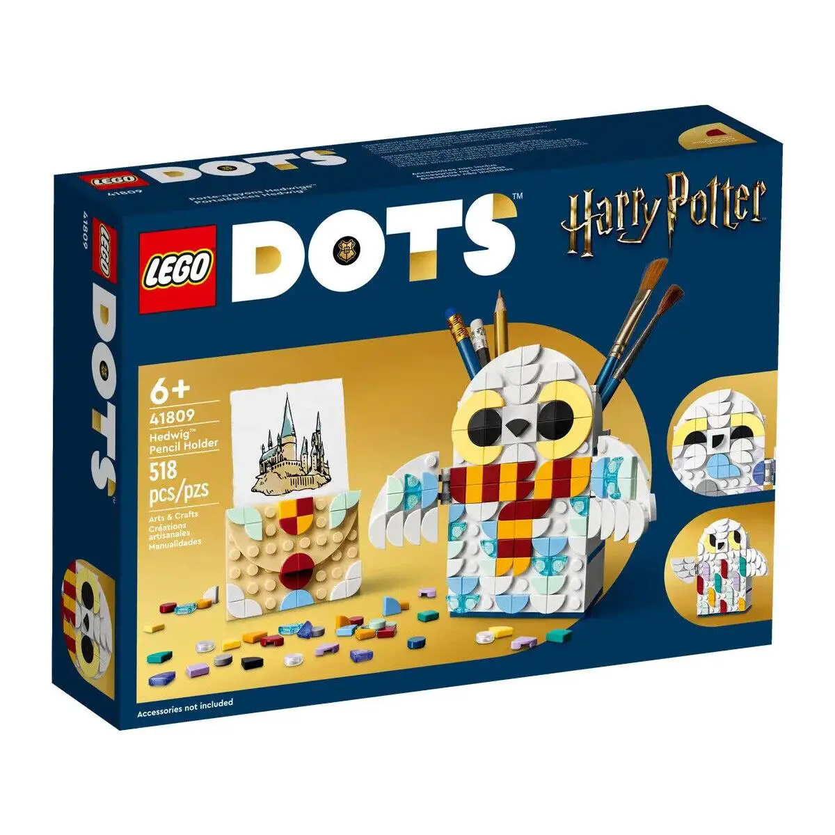 Lego Hedwig Pencil Holder 41809 Dots Minifigure Building Set
