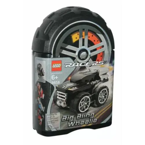 Lego Big Bling Wheelie 8658 Racers Minifigure Building Set