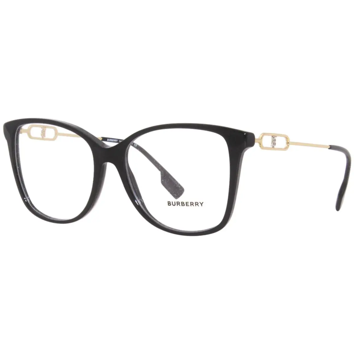 Burberry Carol BE2336 3001 Eyeglasses Women`s Black Full Rim Square Shape 54mm