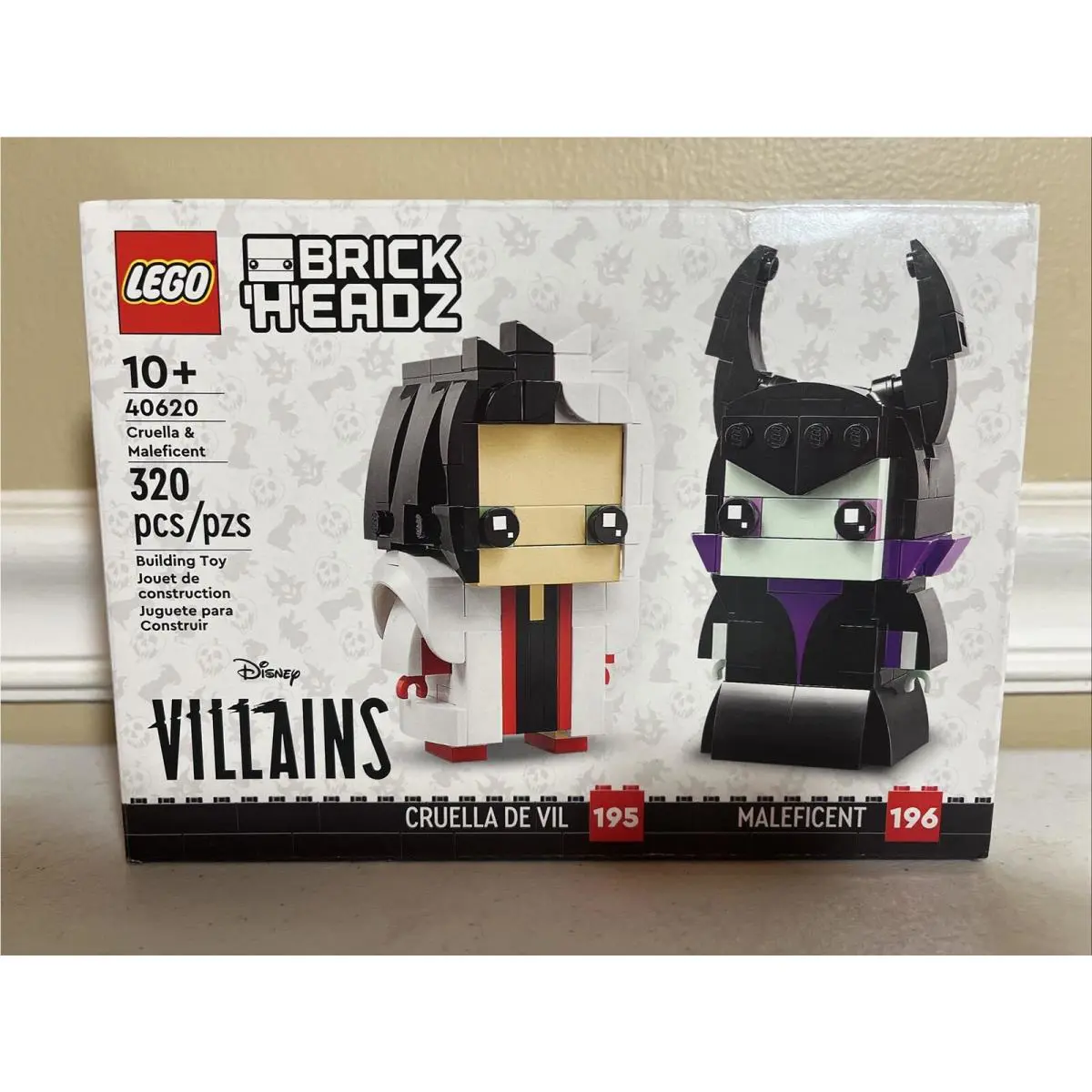 Lego 40620 Brickheadz Disney Villains Cruella De Vil Maleficent Selaed