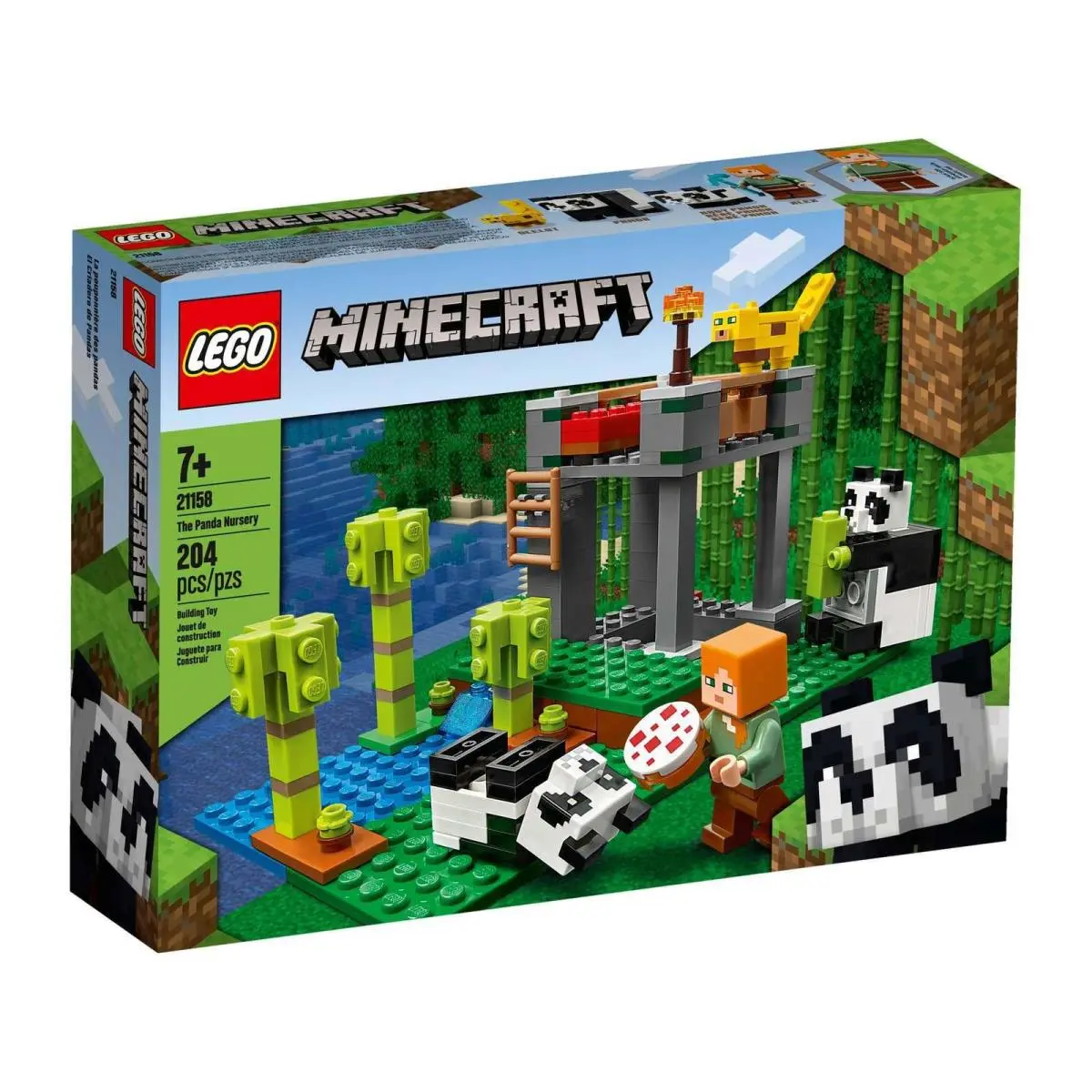 Lego Minecraft The Panda Nursery Set 21158