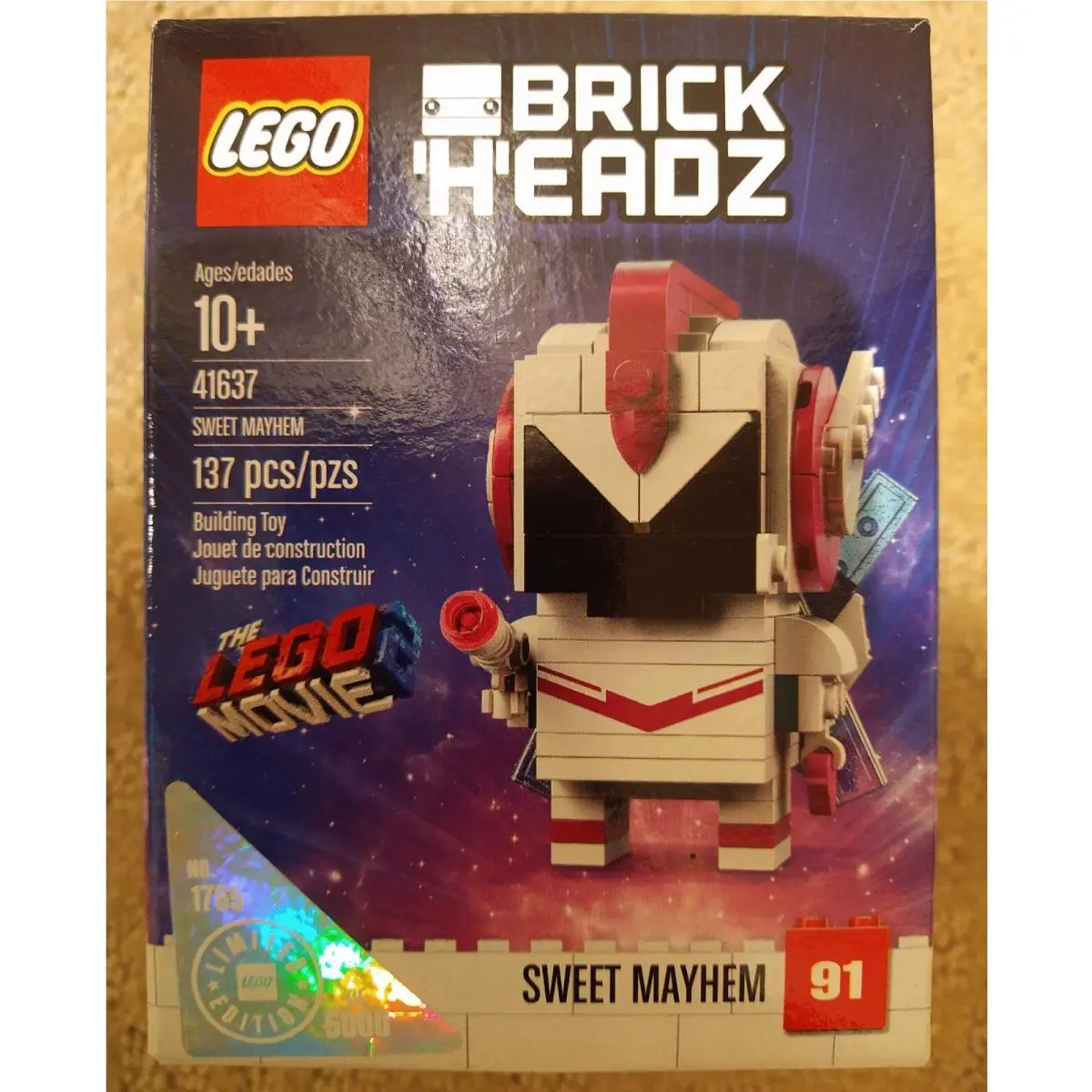 Lego Brickheadz The Lego Movie Sweet Mayhem 41637 No. 1765/5000