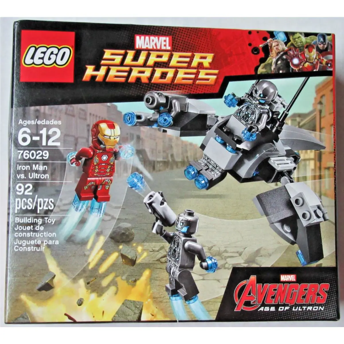 Lego 76029 Marvel Super Heroes Iron Man vs Ultron Retired Super Jumper