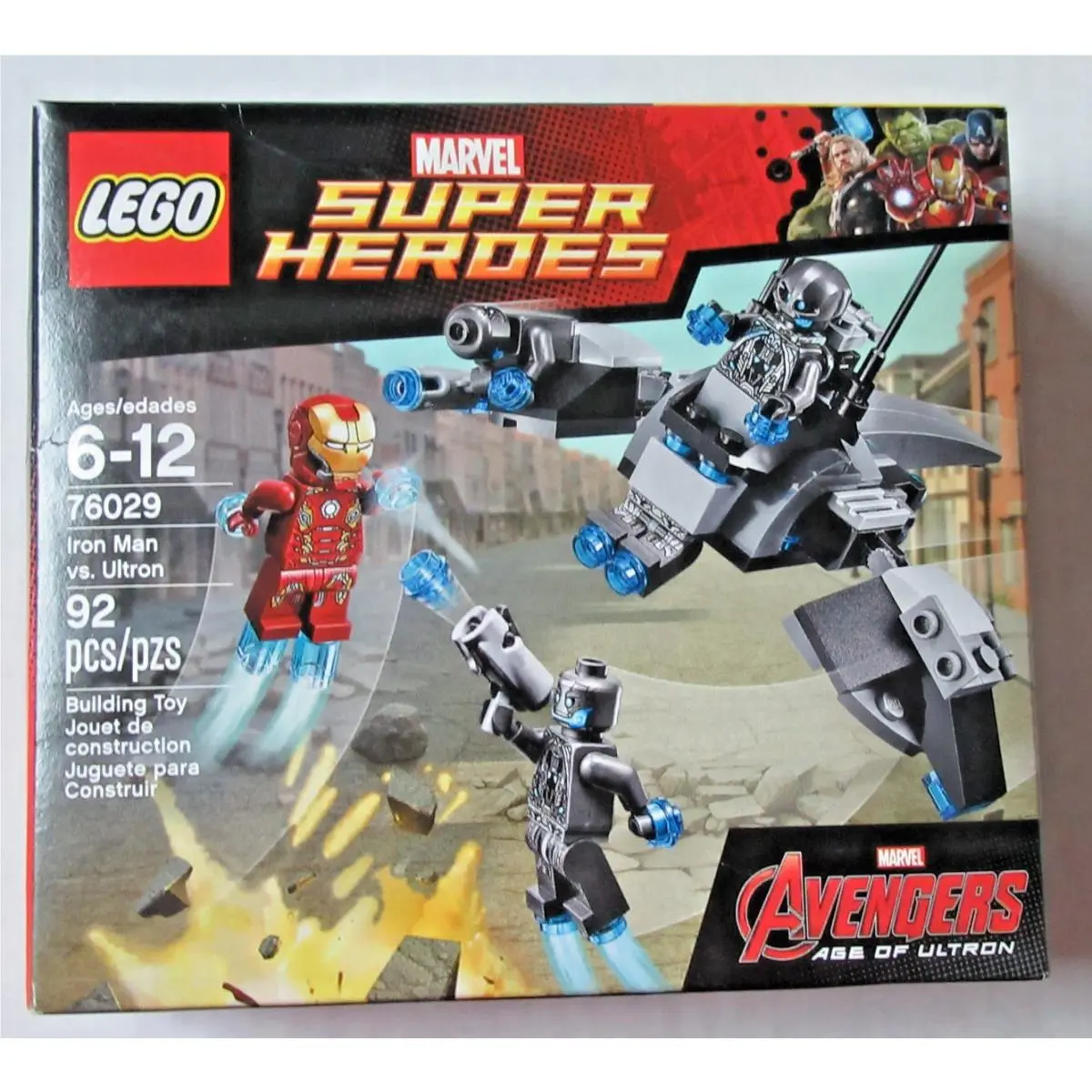 Lego 76029 Marvel Super Heroes Iron Man vs Ultron Retired Super Jumper