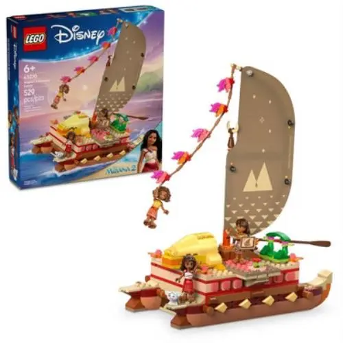 Lego - Disney Moana’s Adventure Canoe Fantasy Toy Boat Building Set 43270