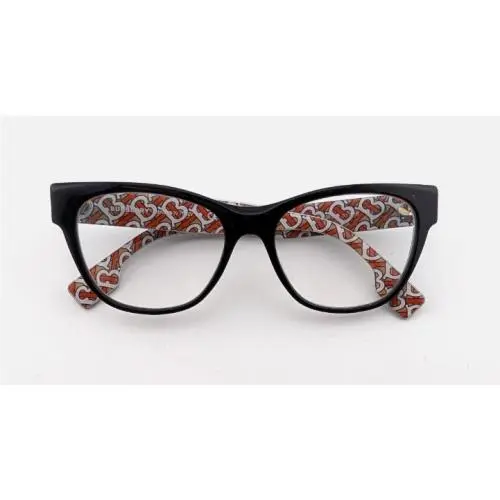 Burberry BE2301 3822 Womens Black Square Designer Eyeglasses Frames 51/16