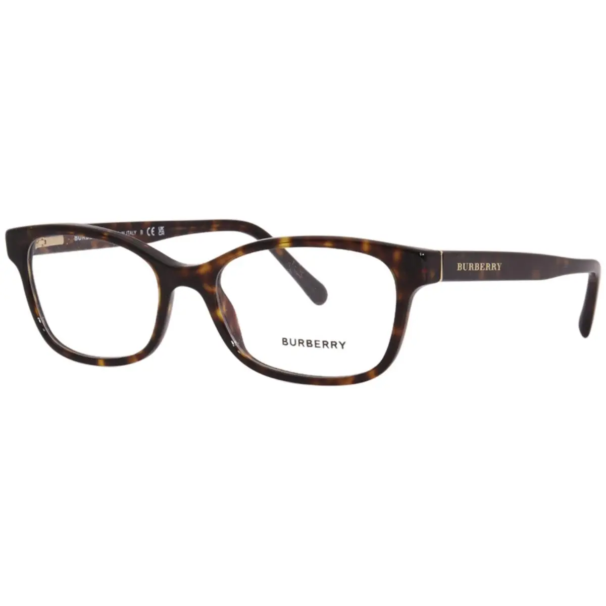 Burberry BE2201 3002 Eyeglasses Frame Women`s Dark Havana Full Rim 52mm