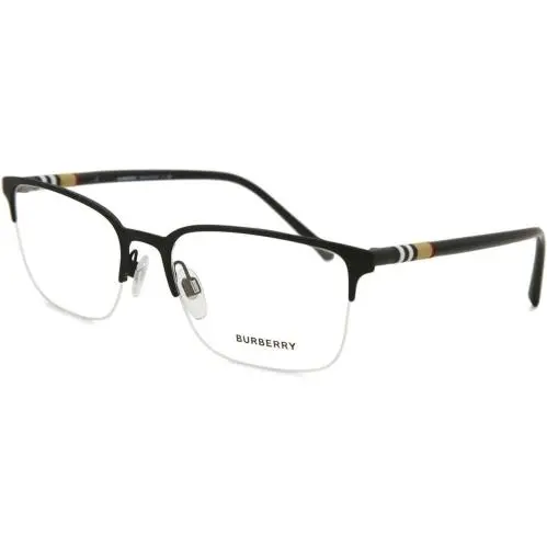 Burberry BE1323 1213 Eyeglasses 54mm Black Rubber / Clear Demo Lens