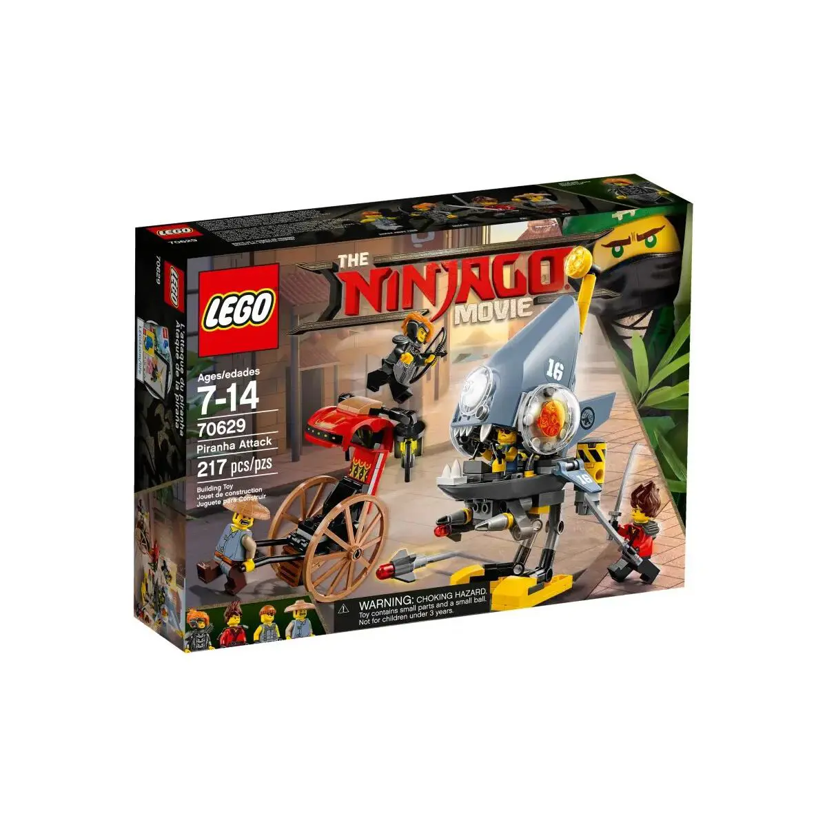 Lego Piranha Attack 70629 The Lego Ninjago Movie Minifigure Building Set