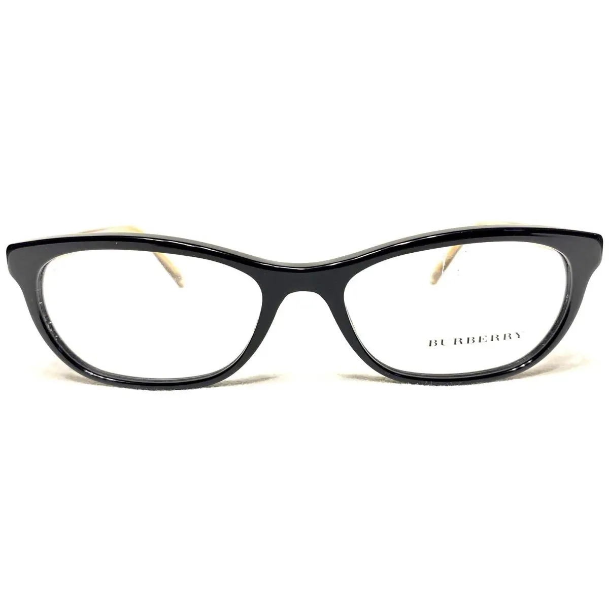 Burberry BE2180 3507 Womens Black Rectangle Designer Eyeglasses Frames 52/16