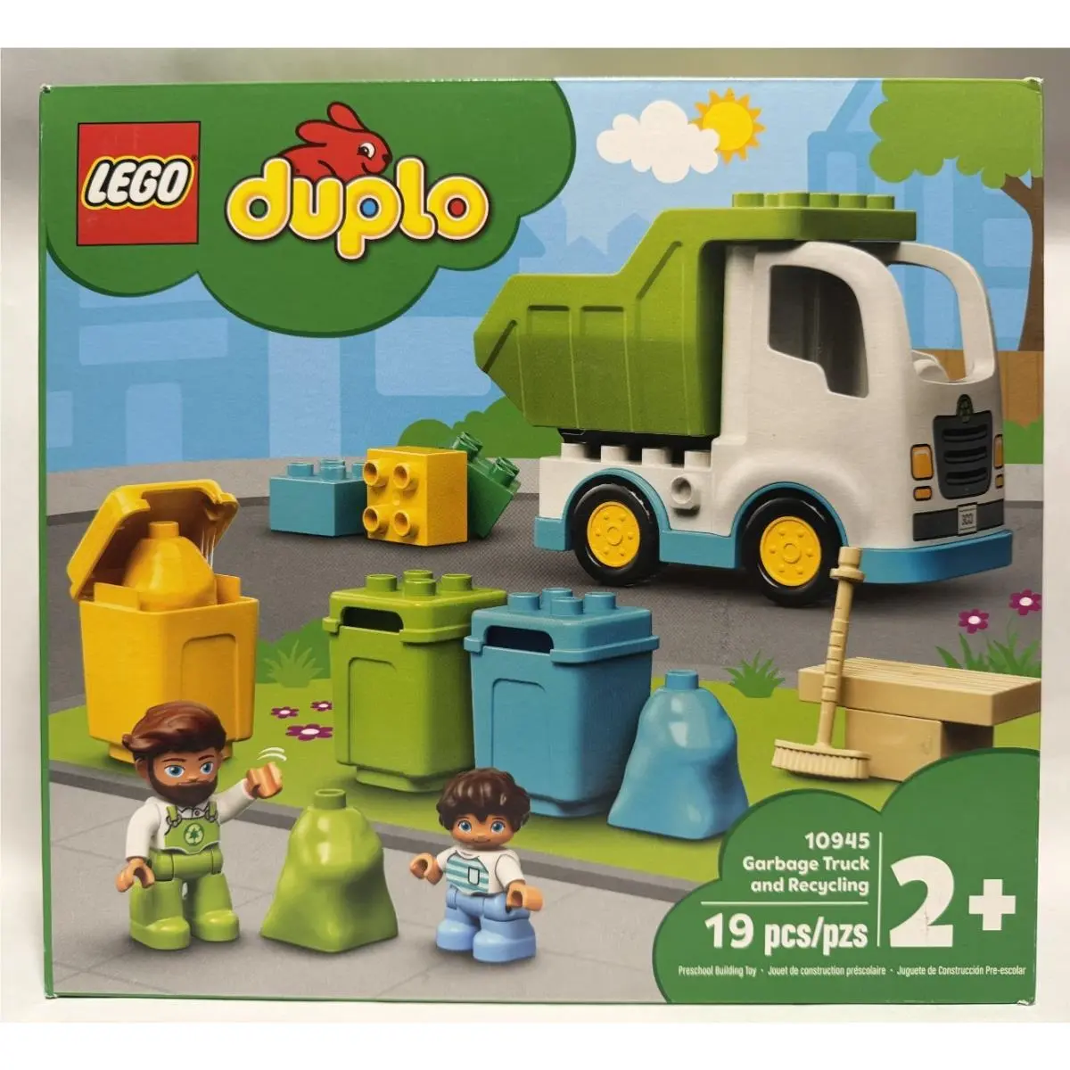 Lego Duplo 10945 Garbage Truck and Recycling Nisb Age 2+