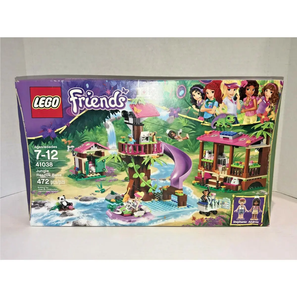 Lego Friends Jungle Rescue Base Set 41038 Box 472 Pcs