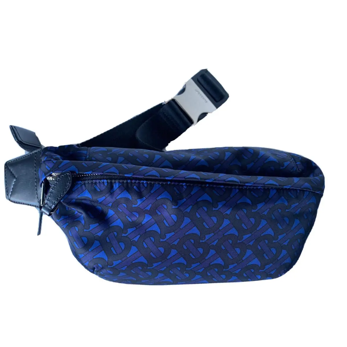 Burberry TB Monogram Print Sonny Blue Belt / Waist / Body Bag 80482261