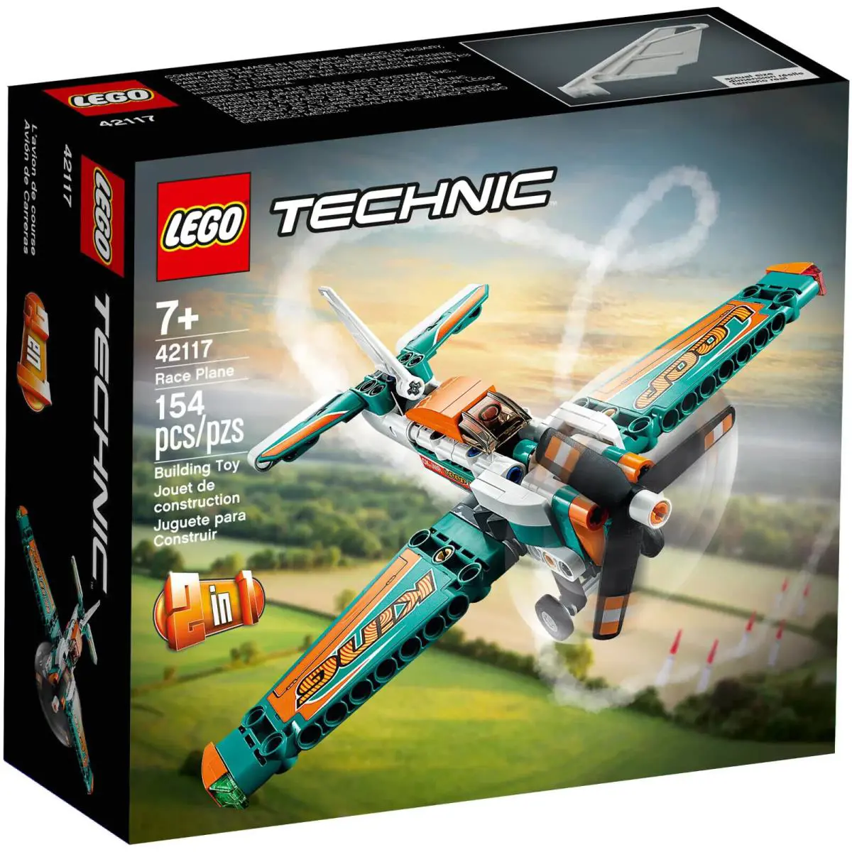 Lego Race Plane 42117 Technic Minifigure Building Set
