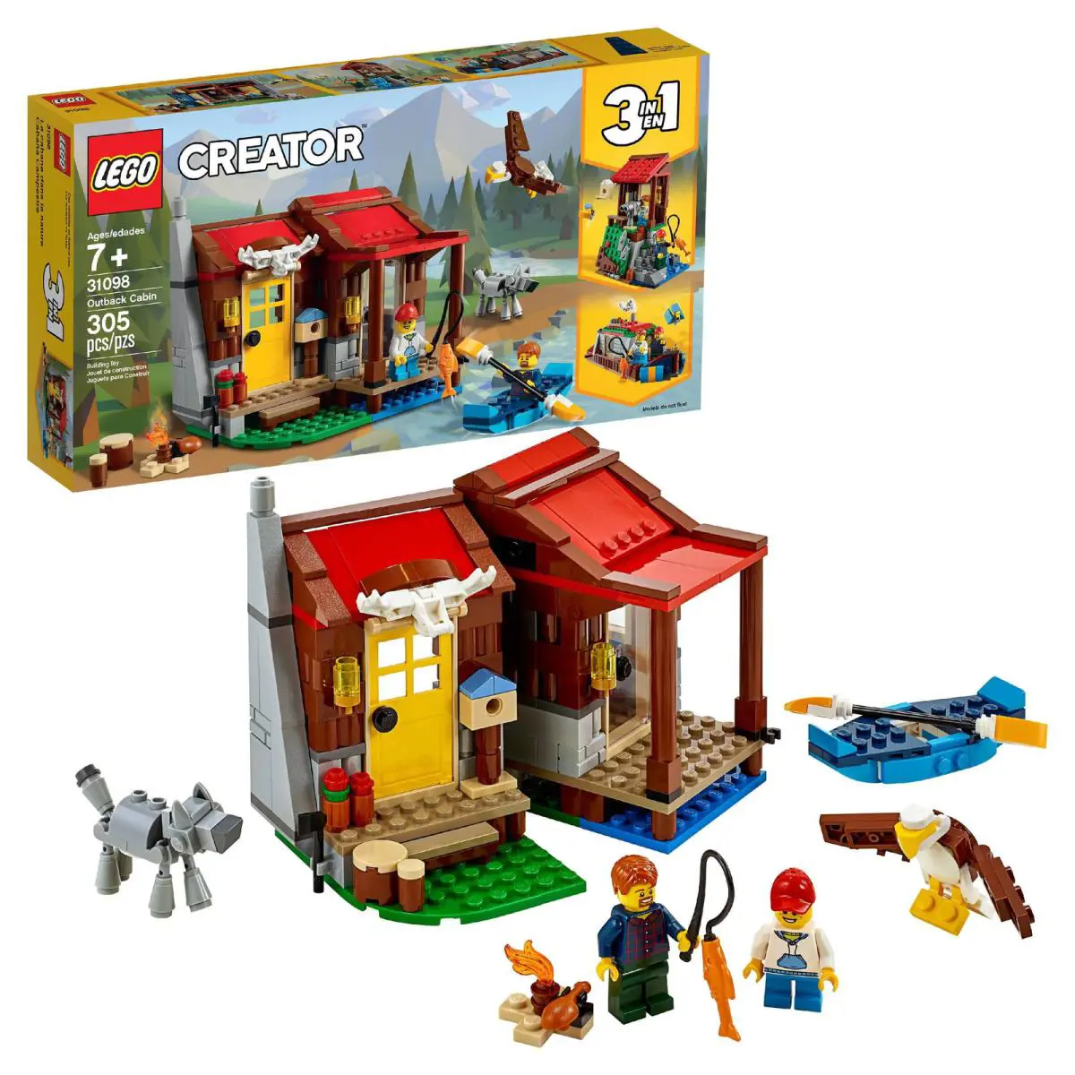 Lego Creator Outback Cabin 31098
